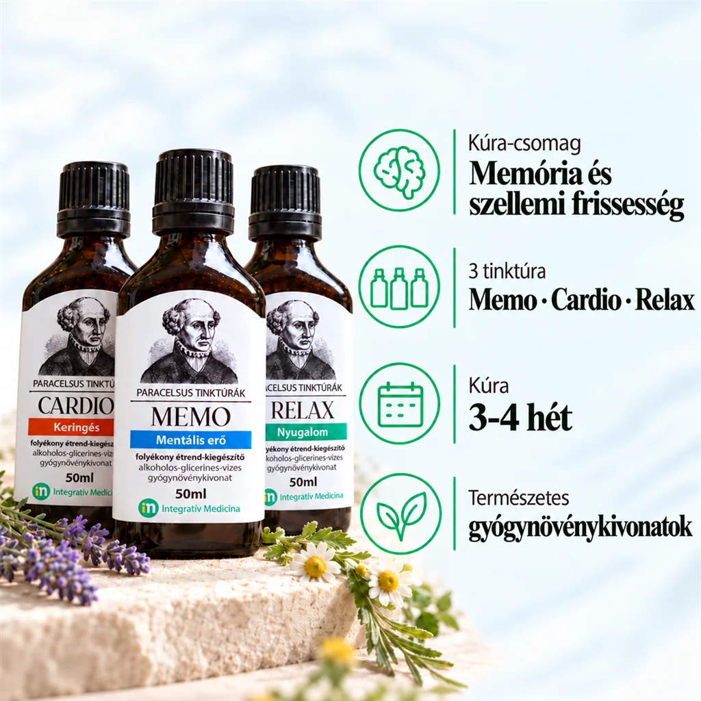 Tinktúrák - Memória és szellemi frissesség csomag