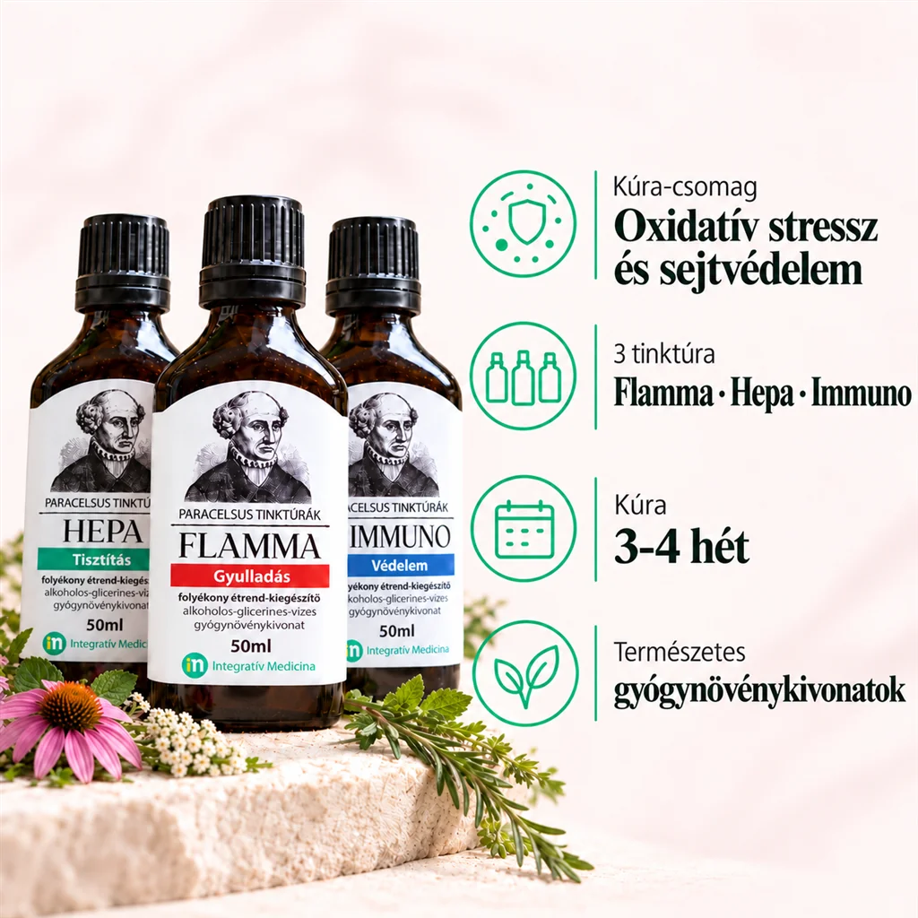 Tinktúrák - Oxidatív stressz és sejtvédelem csomag