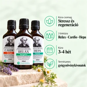 Tinktúrák - Stressz és regeneráció csomag