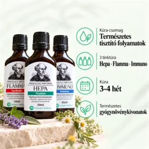 Tinktúrák - Természetes tisztító folyamatok csomag